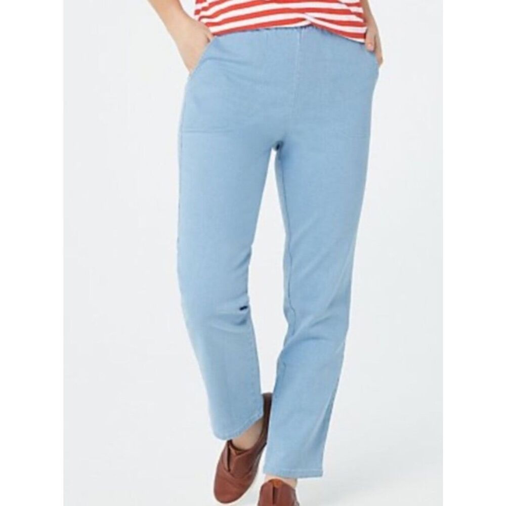 NWOT Denim & Co Stretch Regular Side Pocket Pants | Size M